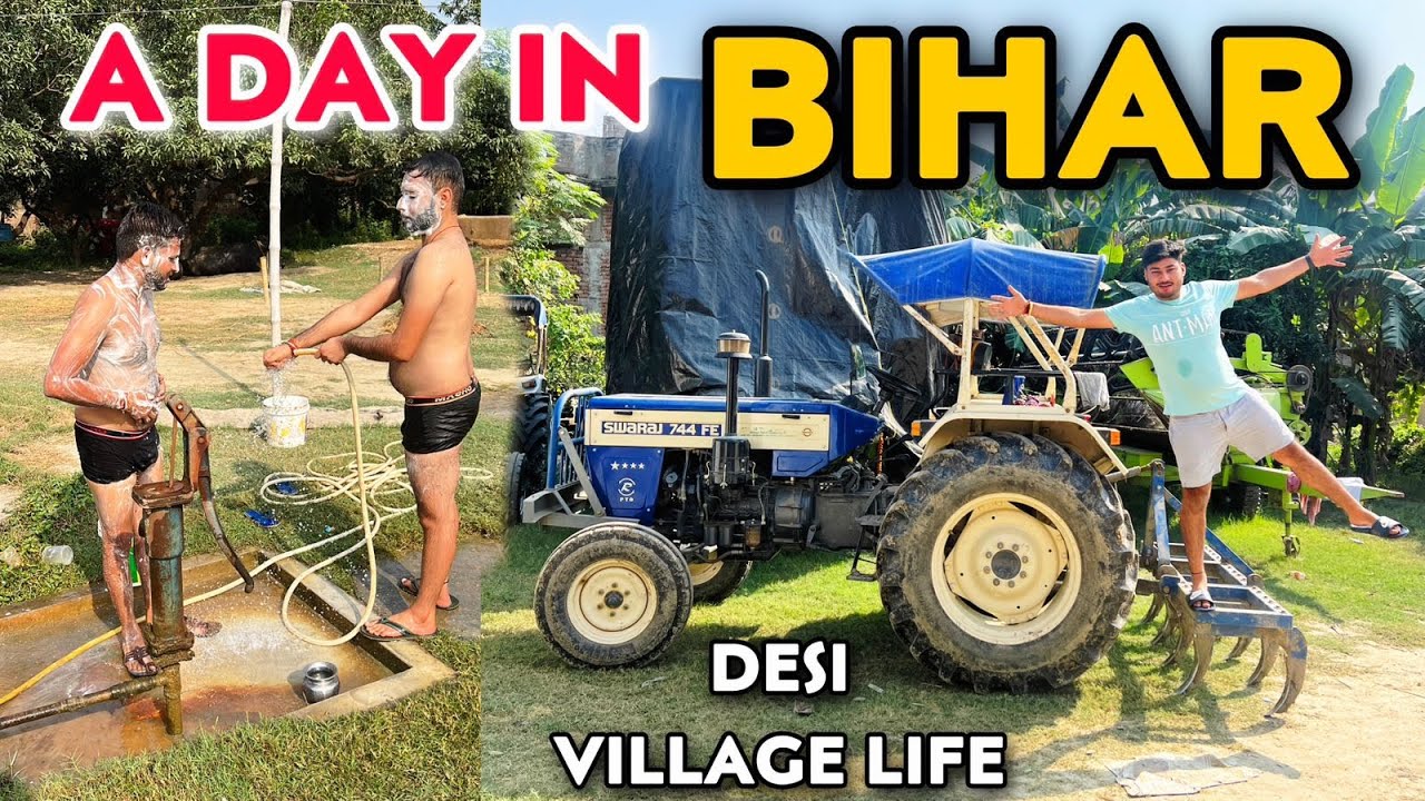 Village Life of BIHAR 👌🏻 Living for 24 Hours 🔥 FIRST TIME 😉