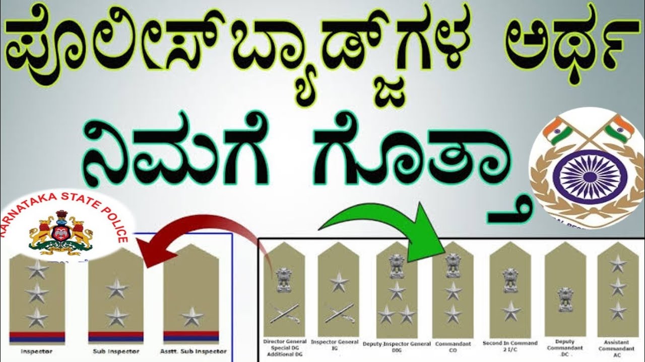 Karnataka Police Badge Information | Karnataka Police,  Badge Information,