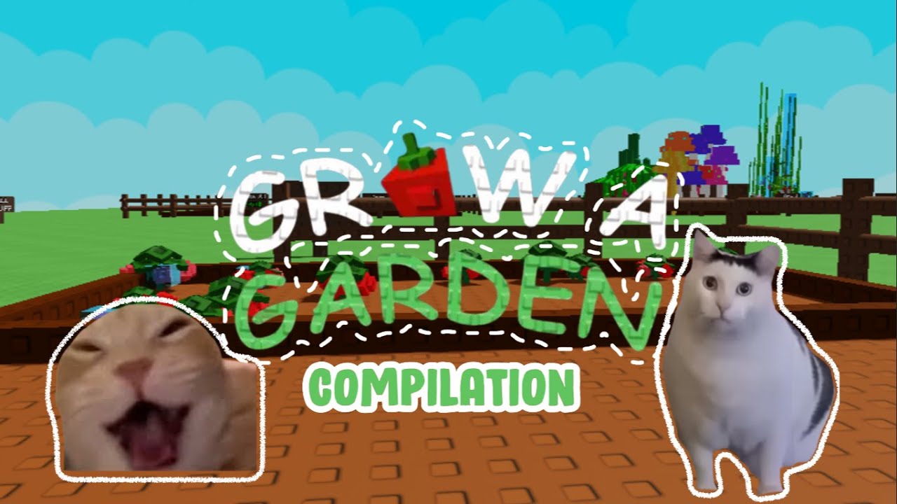 GROW A GARDEN 16 MINUTES CAT MEMES