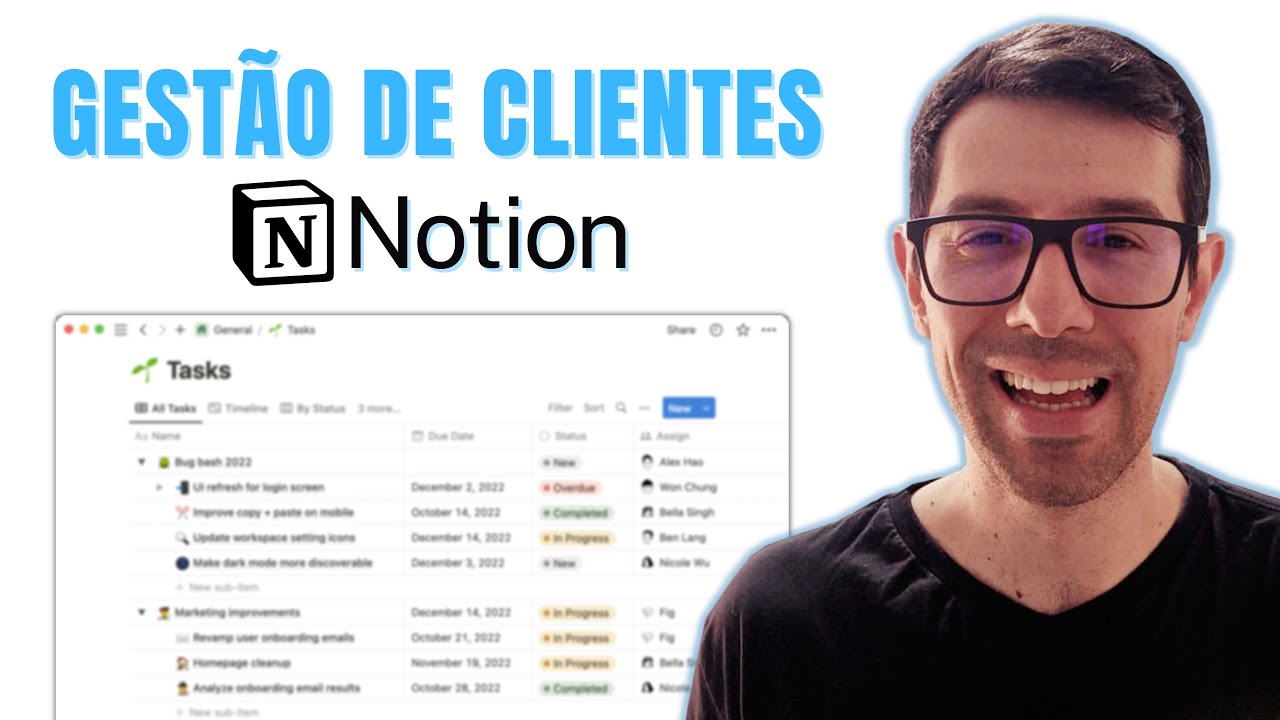 Como Usar o Notion para Organizar e fazer a Gestão dos seus Clientes? | PASSO A PASSO (DO ZERO)