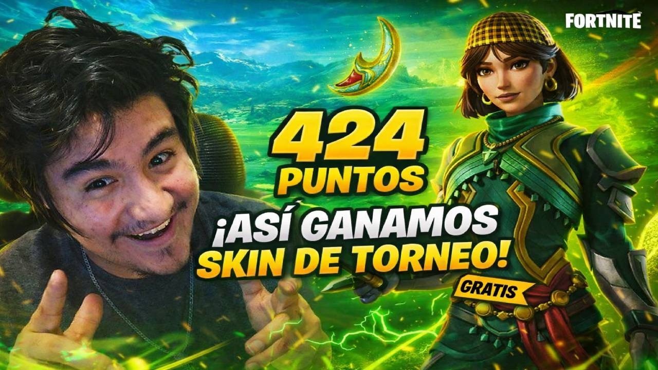 🔥 ¡GANAMOS LA SKIN GRATIS! 424 PUNTOS en TORNEO RECARGA 🏆#fortnite #fortnitetorneo #live
