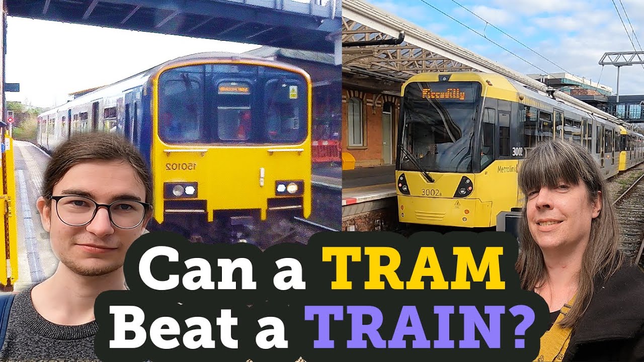 Can a TRAM Beat a TRAIN from Altrincham to Manchester?