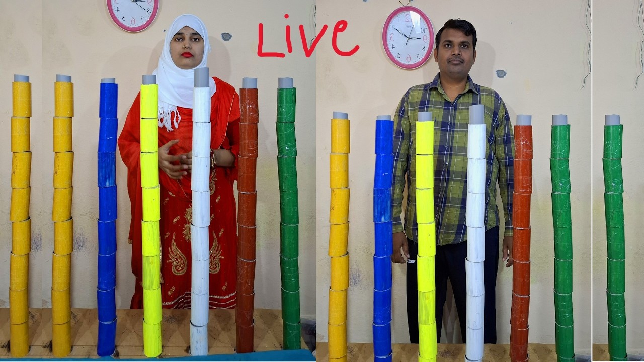 Arrange the Colours Sorting Challenge Game | Colour Challenge Game tower of hanoi puzzle game 🔴3🟢4k