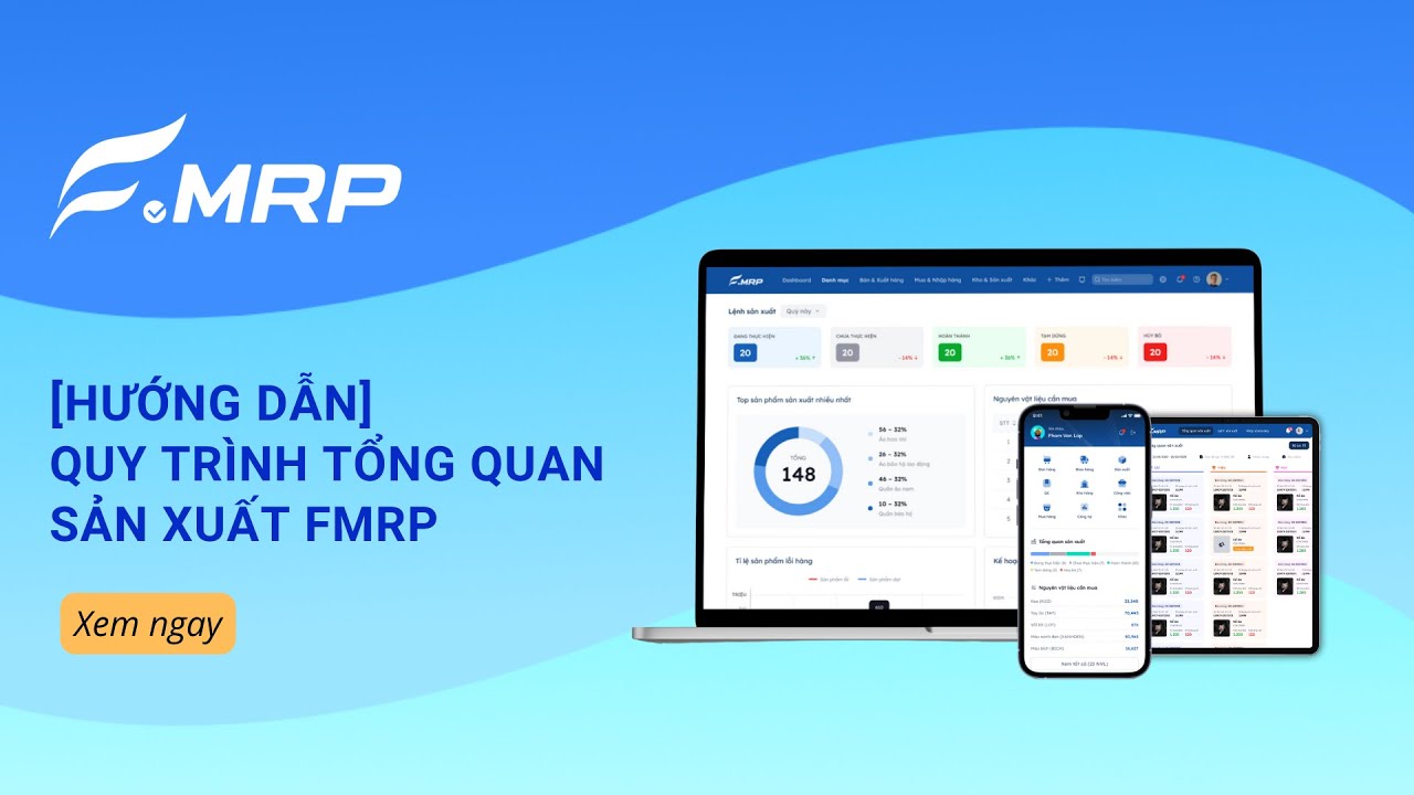 [FMRP] - Hướng dẫn Quy tr&igrave;nh tổng quan Sản xuất theo Kế hoạch nội bộ
