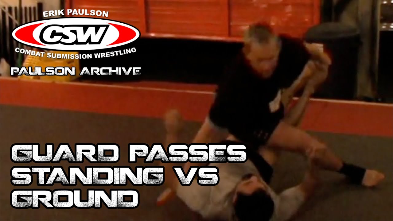 Guard Passes - Standing vs  Ground