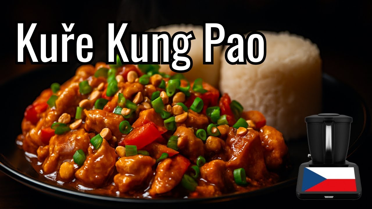 Recept na Kuře Kung Pao v Thermomixu - přeložený návod v češtině