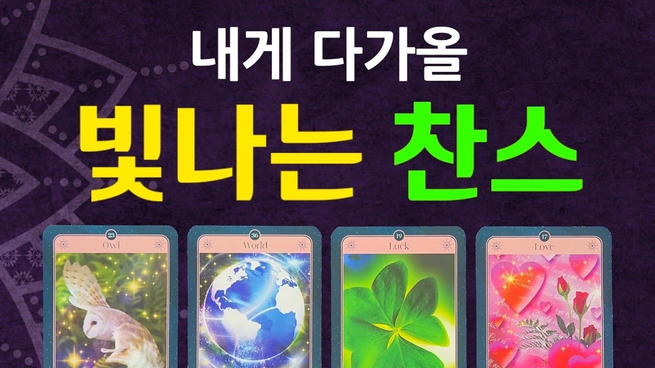 ✾타로✾ 내게 다가올✨️빛나는 찬스💫