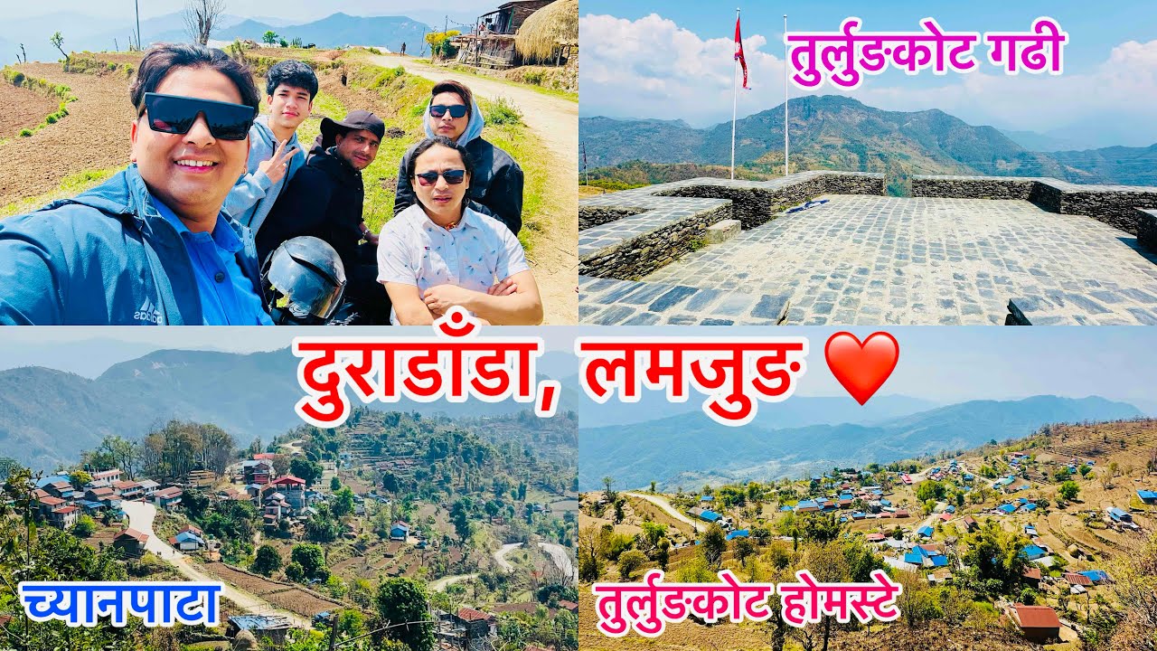 Ride to Duradada - Chyanpata - Turlungkot Homestay Lamjung ❤️🇳🇵/ Beautiful Place 🥰 / Lok marga Road
