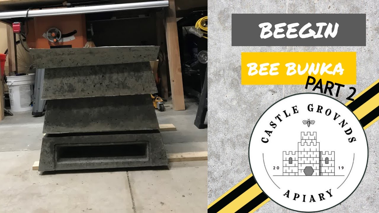 Part 2! Casting the Beegin Bee Bunka Concrete Hive