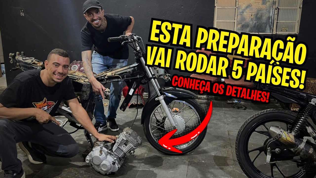 COM ESSA PREPARAÇÃO O MAGRELIN VAI RODAR 8 MIL KM E 5 PAÍSES DE START 160CC! CONFIRA OS DETALHES!