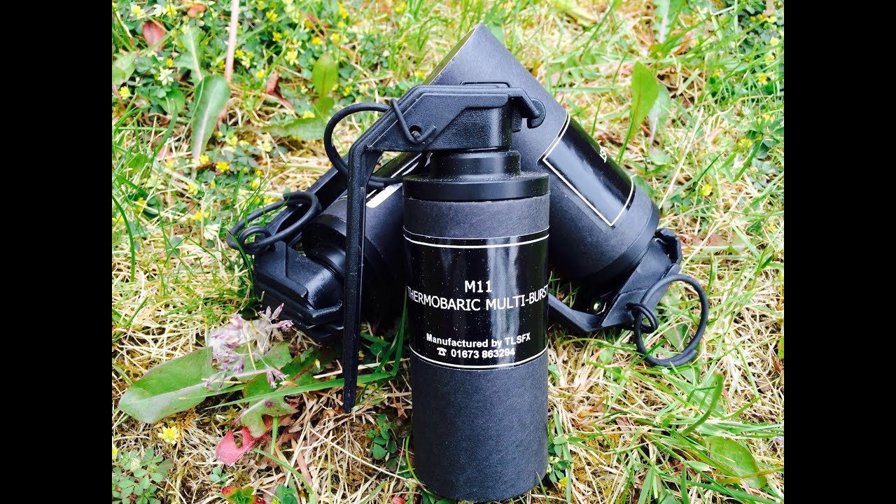 Airsoft Grenades - TLSFx Multi-Burst Thermobaric and Smoke Devices