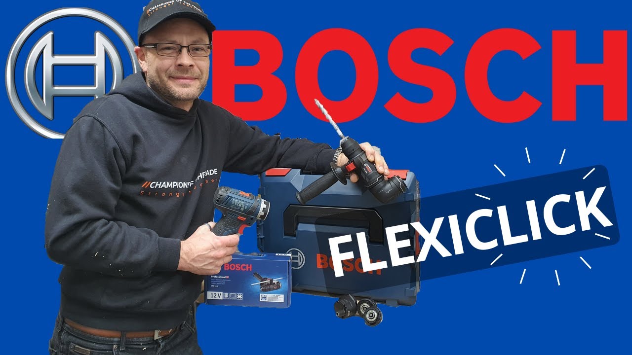 Аккумуляторная дрель-шуруповерт Bosch FlexiClick 5-в-1 | Распаковка и демонстрация, включая насад...