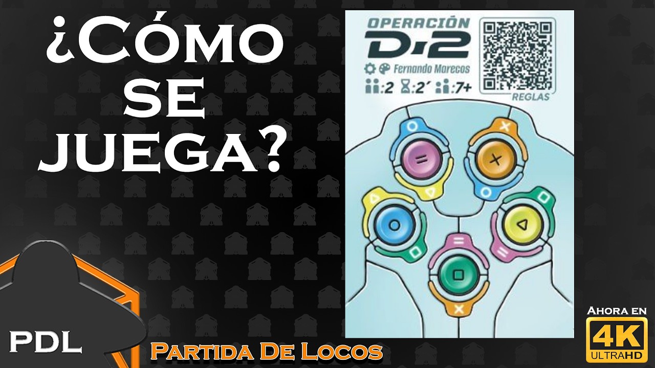 Operacion D.2 ¿cómo se juega? (4K) | Fer Marecos | Pulga Escapista | One Card | Partida de Locos