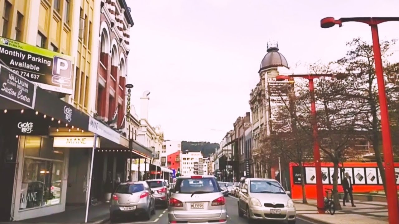 Victoria University of Wellington &ndash; Kelburn Campus to Embassy Theatre&ndash; Driving Tour  (Part  5)