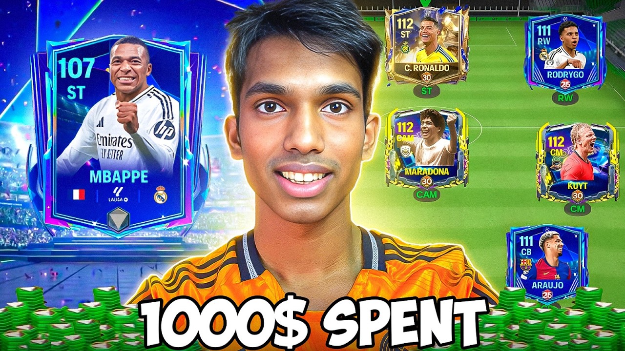 UNBELIEVABLE 50,000 FC Point Subscriber Account Upgrade, 105 to 111 OVR! - FC MOBILE