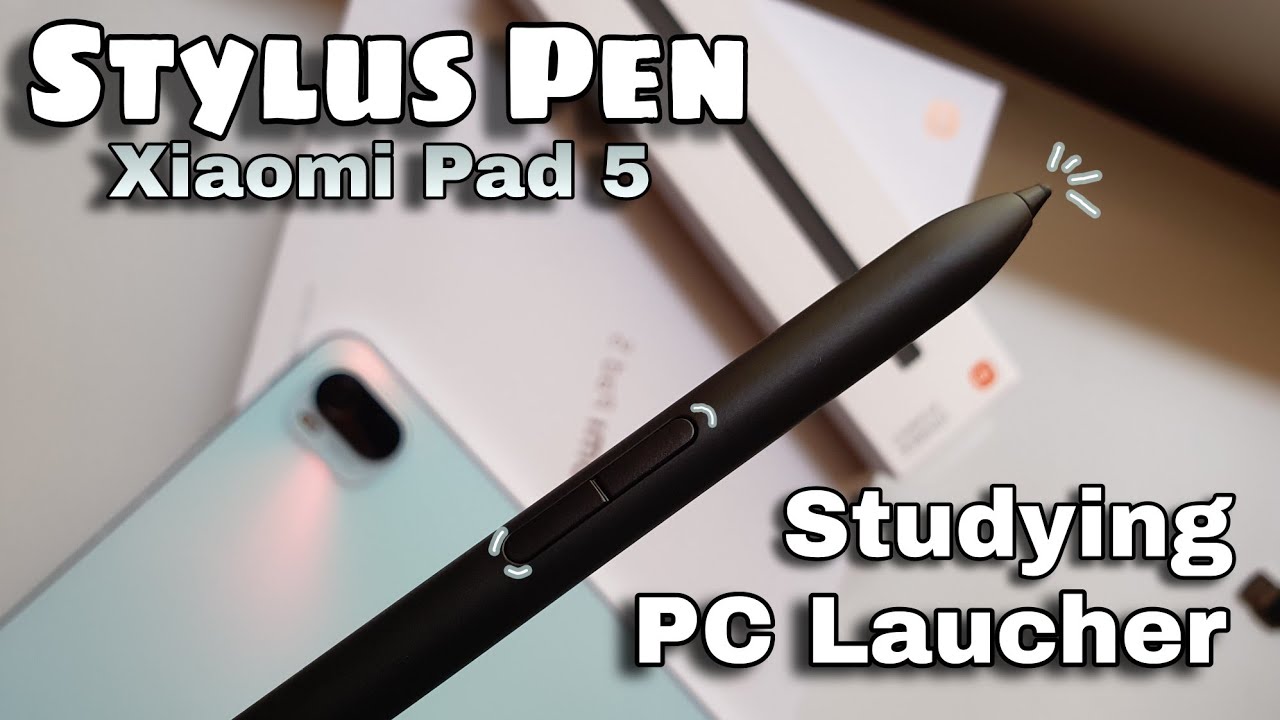 ✏️Stylus pen da Xiaomi- Análise (rejeição da palma) + estudando + PC Launcher