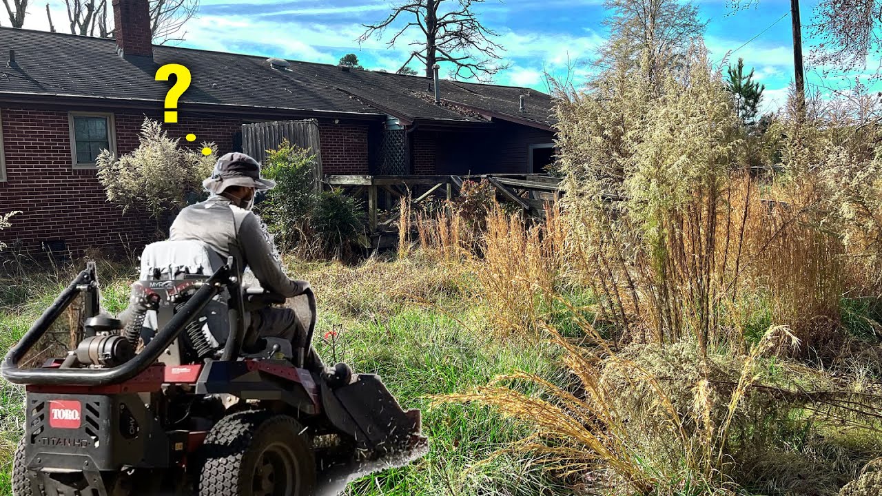 I Thought I Was Mowing An ABANDONED HOME (I Was WRONG!)