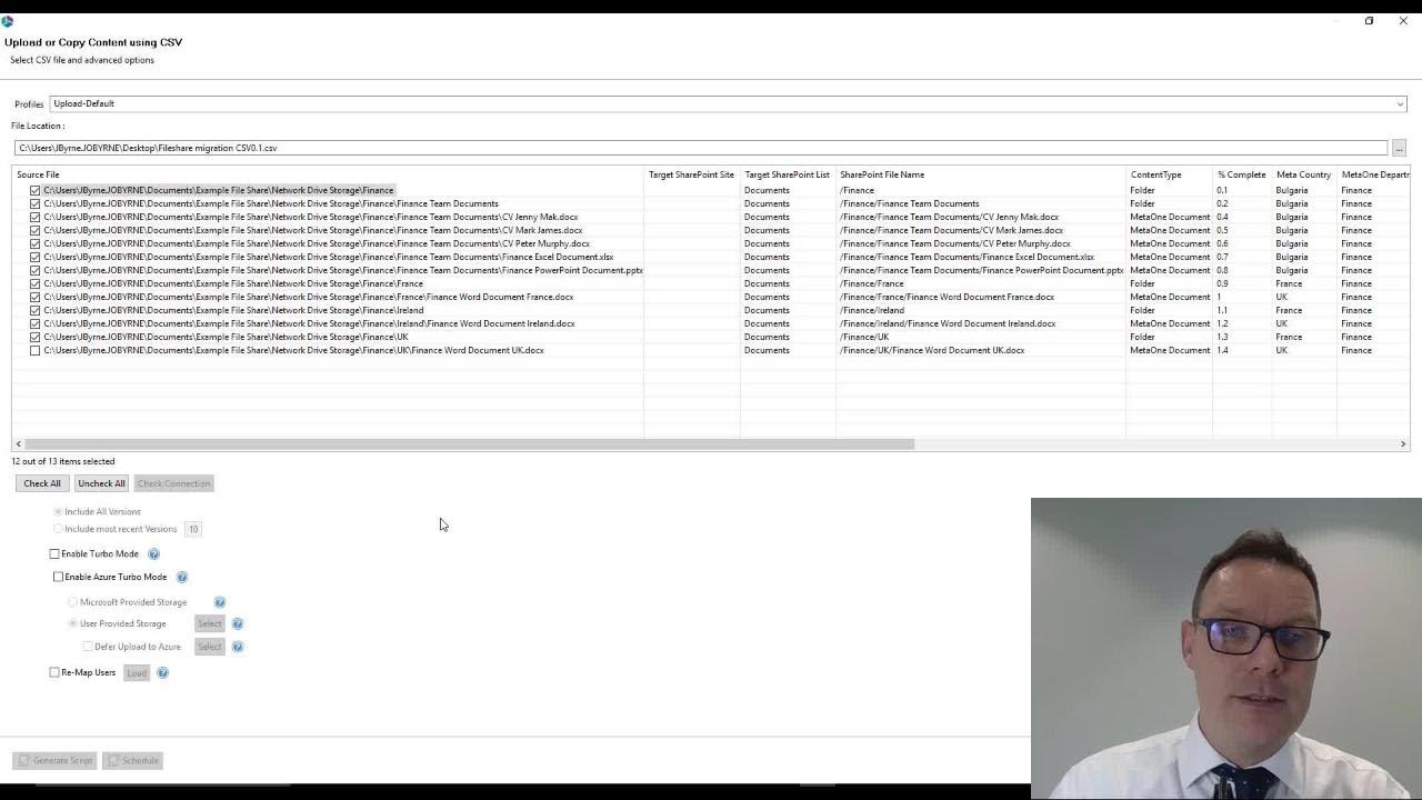EO301 - CSV Migrations