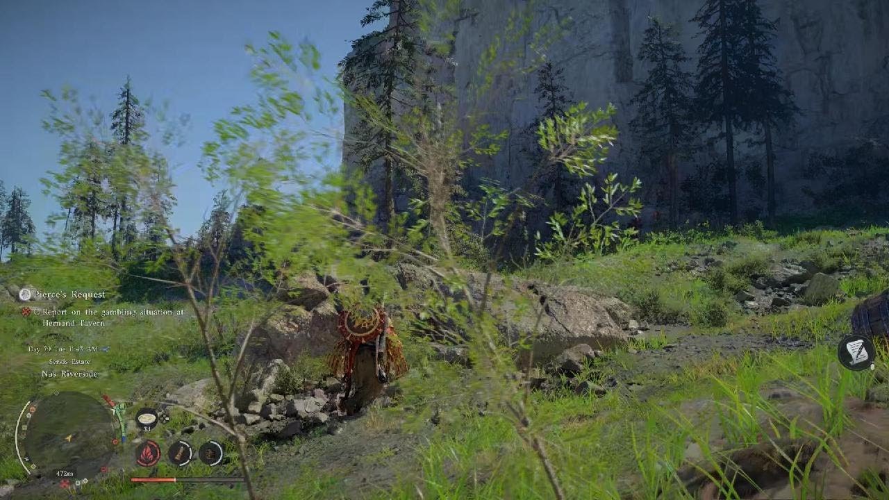 Crimson Desert_Pre patch Aerial Stab Movement Glitch RIP