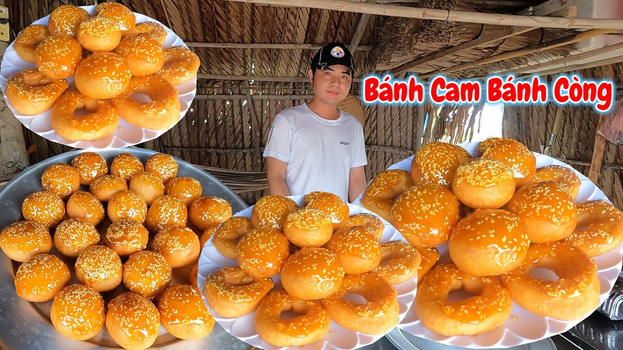 Cách Chiên BÁNH CAM, BÁNH CÒNG Truyền Thống Giòn Ngon Không Bị Bắn Dầu | Thuận Miền Tây#104