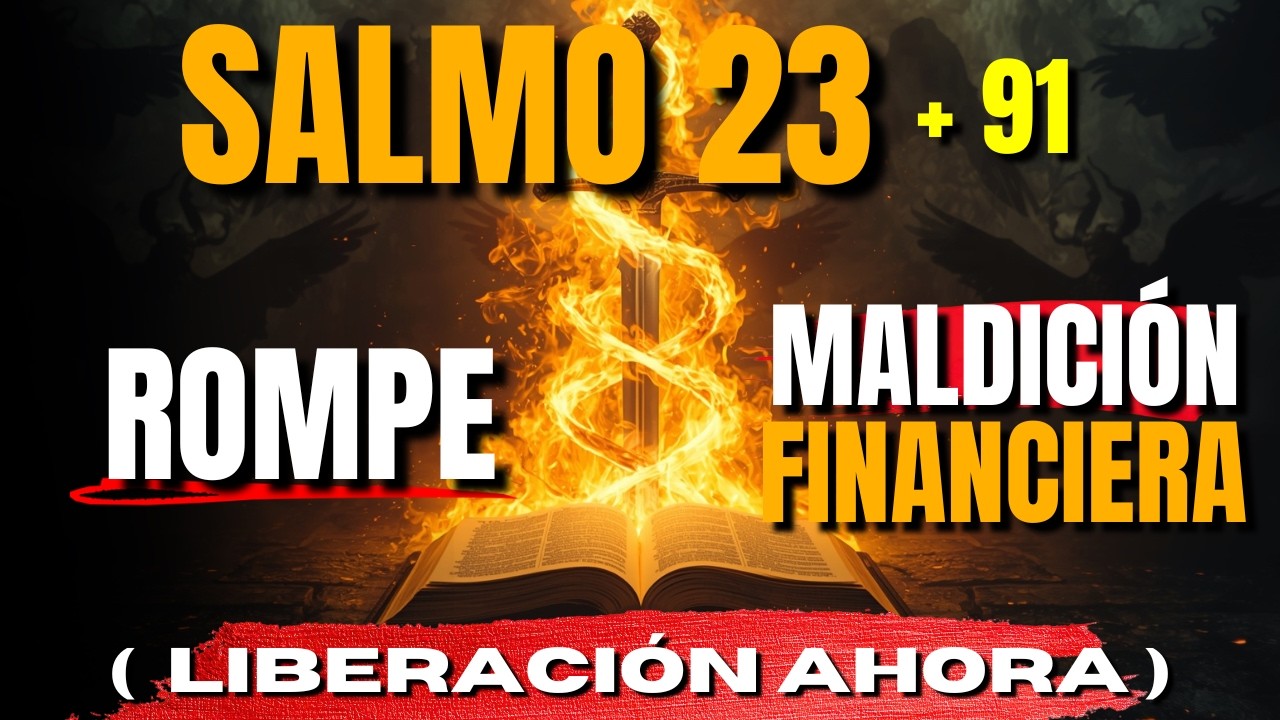 🔥Dios revela: Salmo 23 + 91 — Rompe las maldiciones financieras y la brujería y libera tu vida!