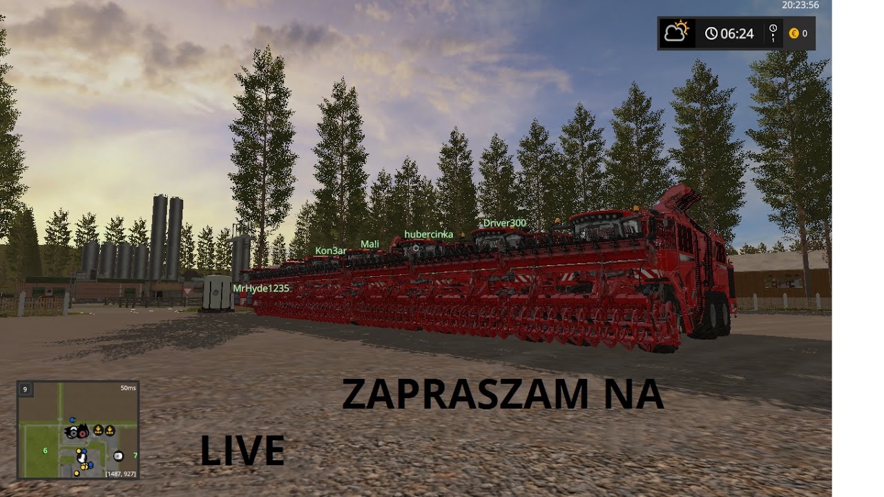 Kopanie burak&oacute;w u Kazik478PL Farming Simulator 17  Miki Kazik Proboszcz Kiełpik Sobon Konar hubi