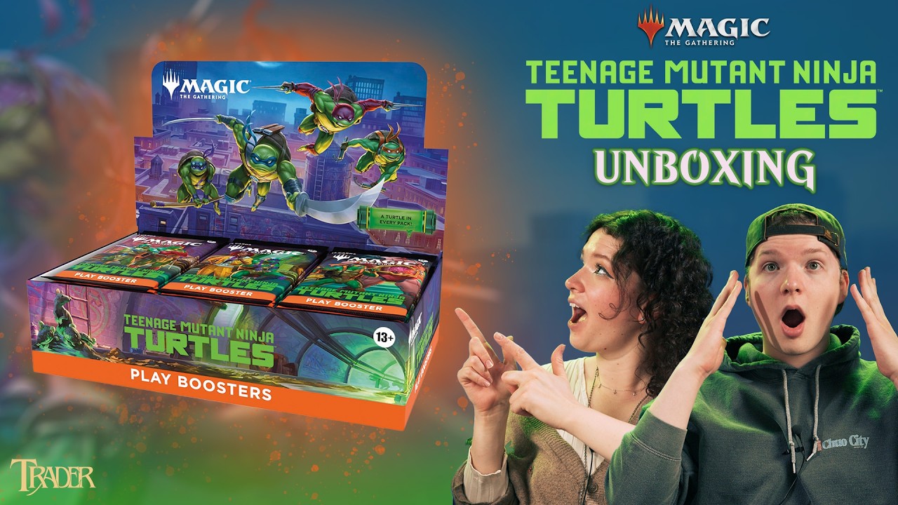 MTG TEENAGE MUTANT NINJA TURTLES Play Booster Display Opening deutsch | Magic the Gathering Unboxing