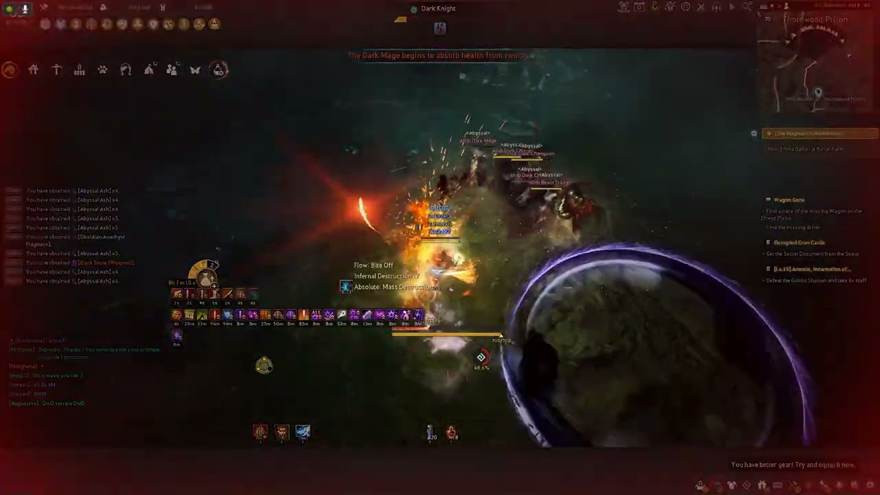 BDO - Striker Awakening - Crypt 30 mins (3400 trash aprox per hour)