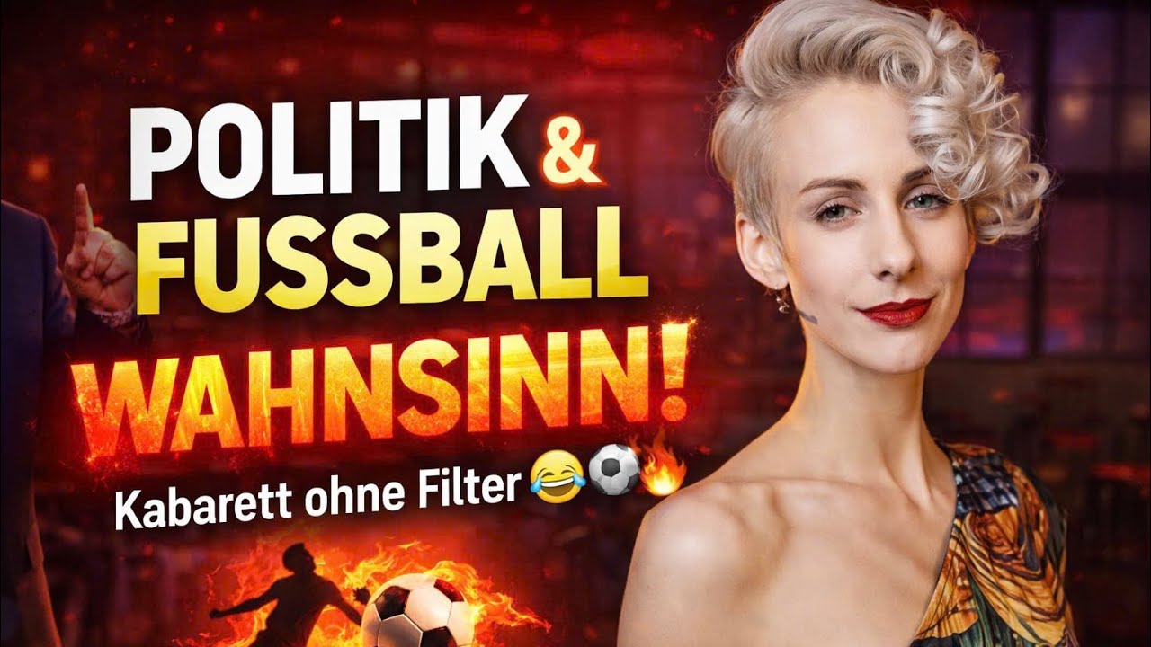 Politik, Fußball & Wahnsinn – Kabarett ohne Filter 😂⚽🔥#lisaeckhart #standupcomedy #comedy