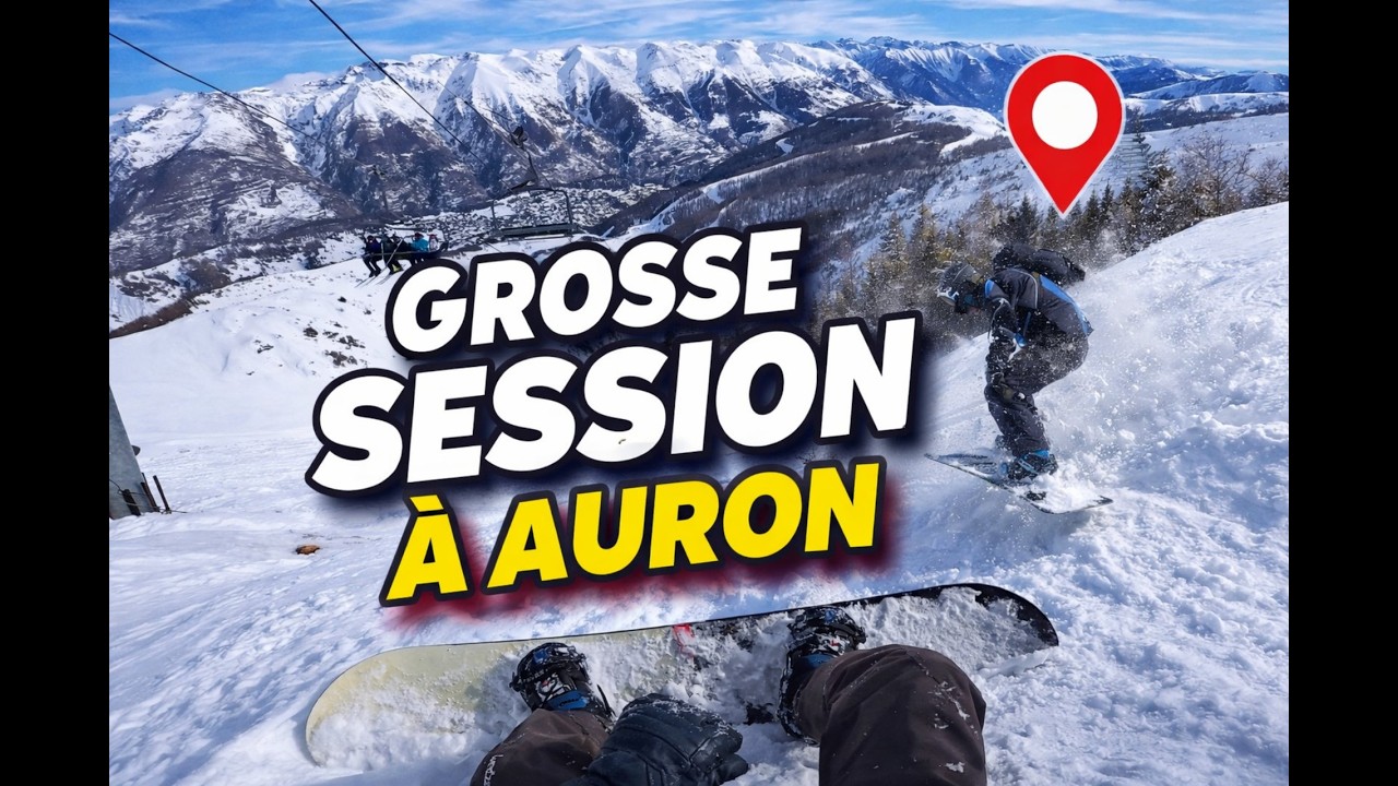 Gros ride à Auron – Conditions parfaites !