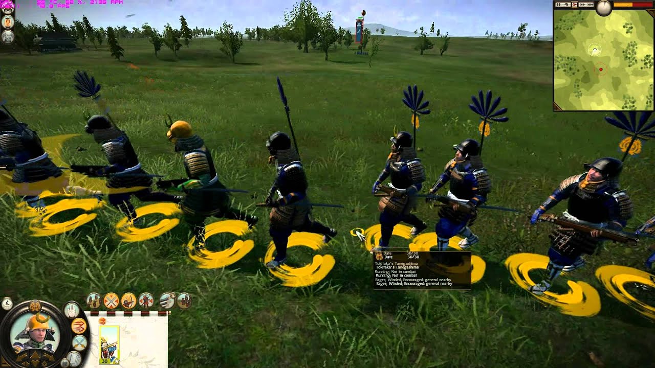 Shogun 2 - Tokitaka's Tanegashima vs. Tadakatsu's Tetsubo Warriors