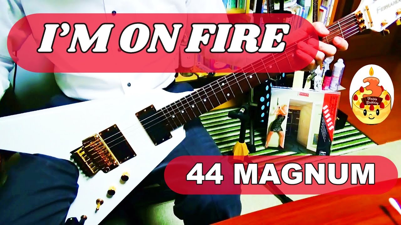 HIROSE SATOSHI ''JIMMY''【I'M ON FIRE】Guitar Cover🎌44MAGNUM 🎉Happy 3rd Birthday!凜🎉