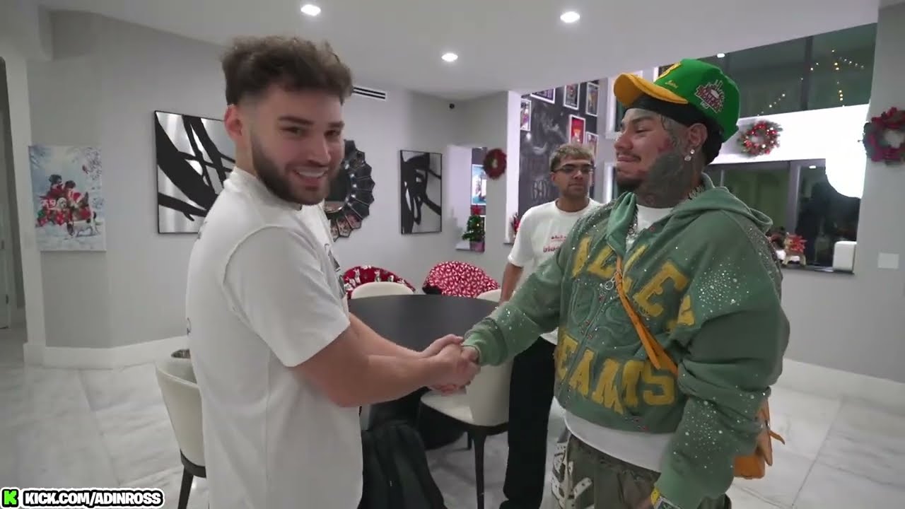 Adin Ross x 6ix9ine x Antonio Brown x N3on x BenDaDonnn FULL STREAM! (INSANE)