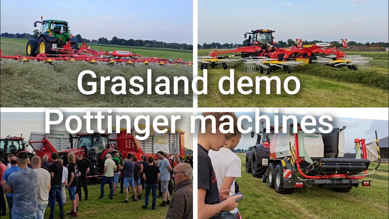 GRASLAND DEMO Pottinger machines | Boer Gerrit vlogt