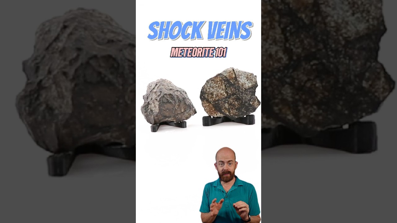 Scars from Space: How Shock Veins Form in Meteorites (Meteorite 101) ☄️