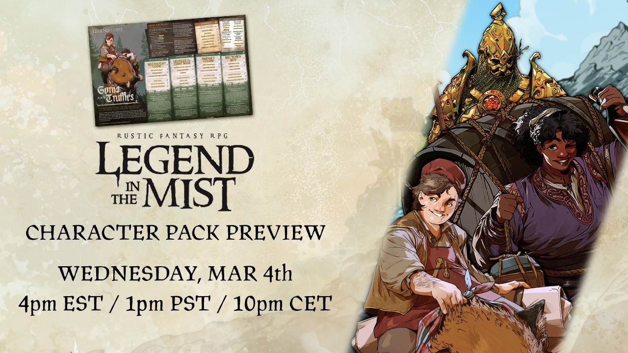 Legend in the Mist Character Pack Preview
