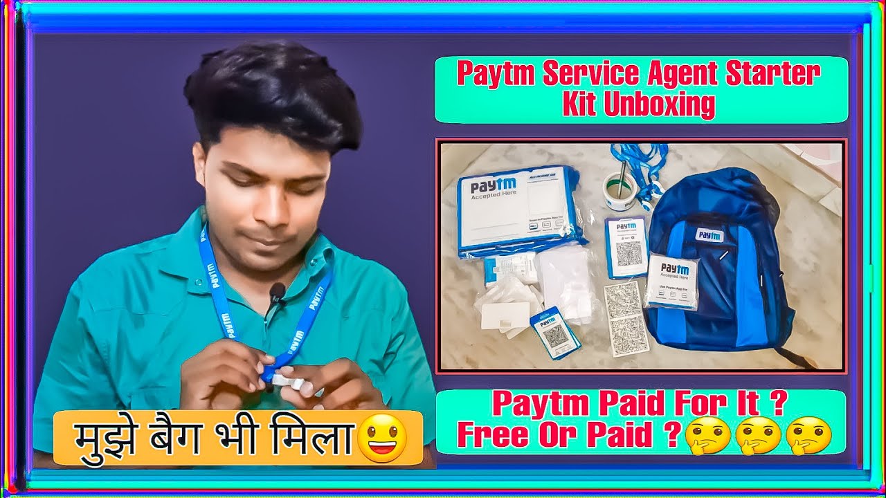 Paytm Service Agent Basic Starter Kit Unboxing and Review | PSA Merchandise Kit Unboxing | COD ?🤔