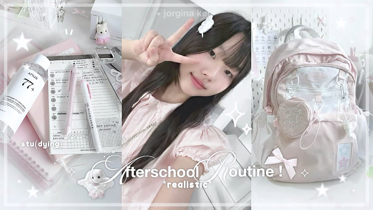 *РЕАЛИСТИЧНЫЙ* распорядок дня после школы🎐🎧₊˚⊹ ࿔ | продуктивность, учёба, забота о себе, хобби | ...
