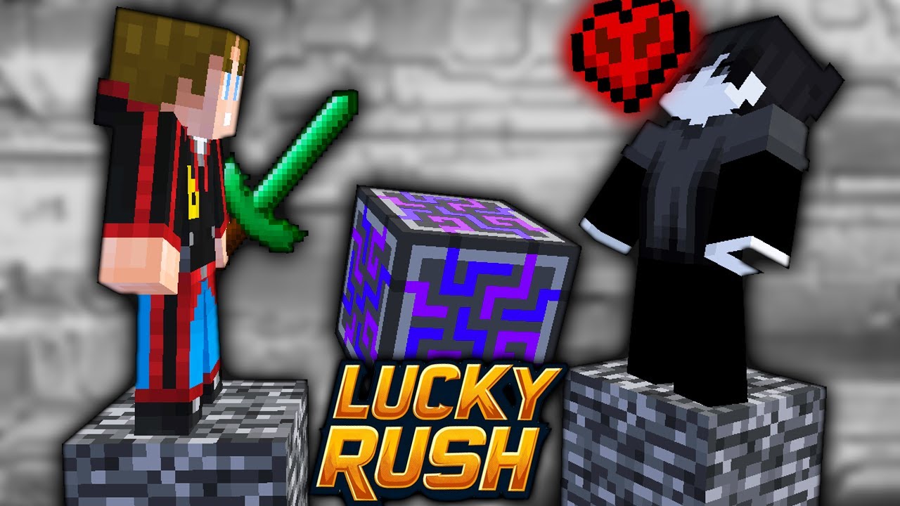 OP FUTURE LUCKY BLOCK in MINECRAFT LUCKY RUSH