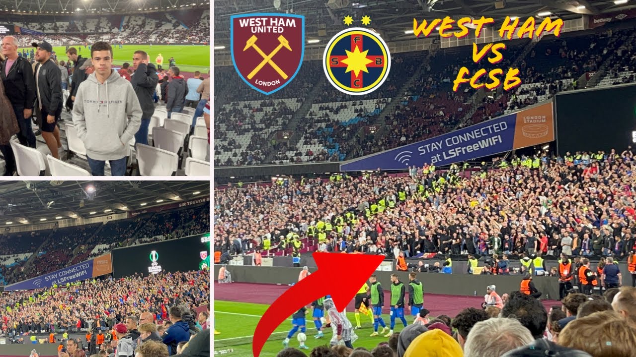 10,000 **CRAZY AWAY FANS** TAKE OVER LONDON STADIUM!!! | West Ham vs FCSB - European Matchday Vlog