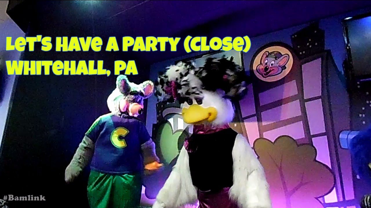 Let's Have A Party Chuck E. Cheese's CU 1 Stage Whitehall, PA January 2016