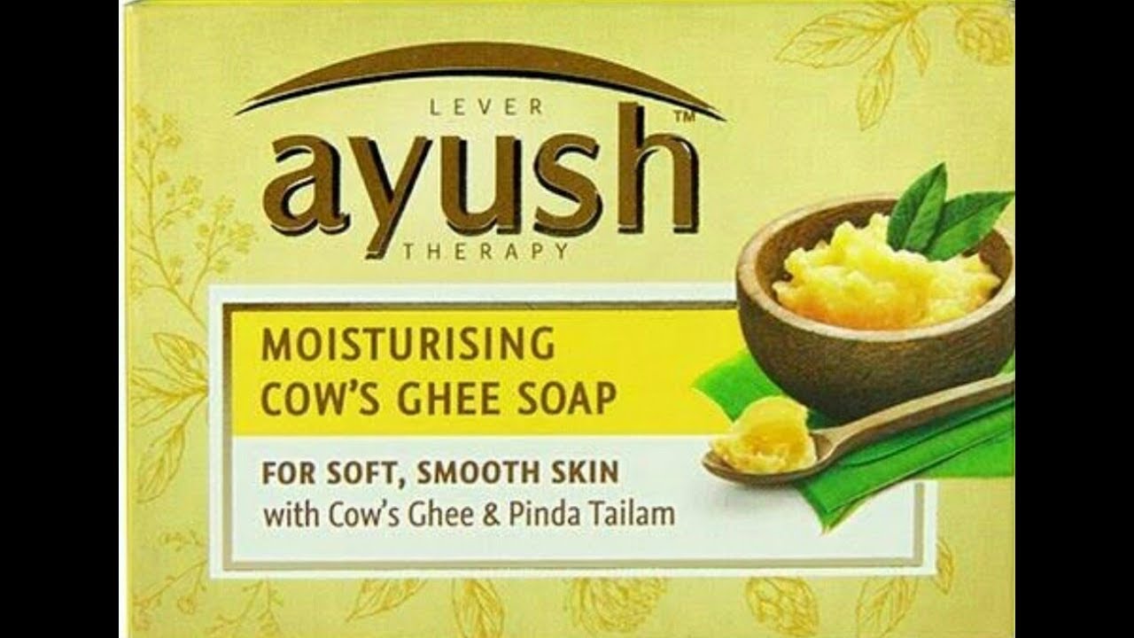 lever ayush Moisturizing Cow's Ghee Soap