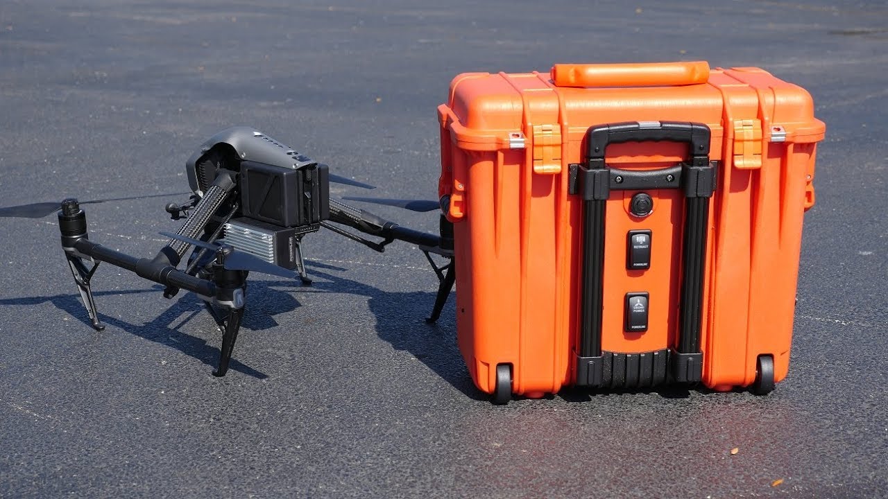 PowerLine Auto-Tensioning - Tethered Drone System