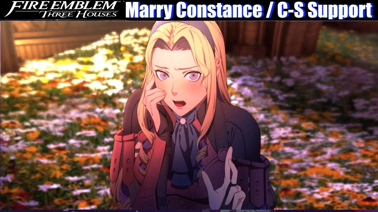 FE3H Marriage / Romance Constance (C - S Support) - Fire Emblem Three Houses DLC