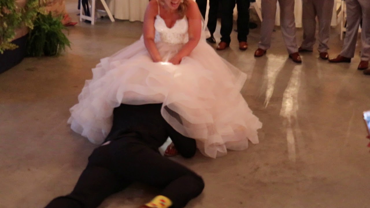 Misson Impossible Wedding Garter Toss
