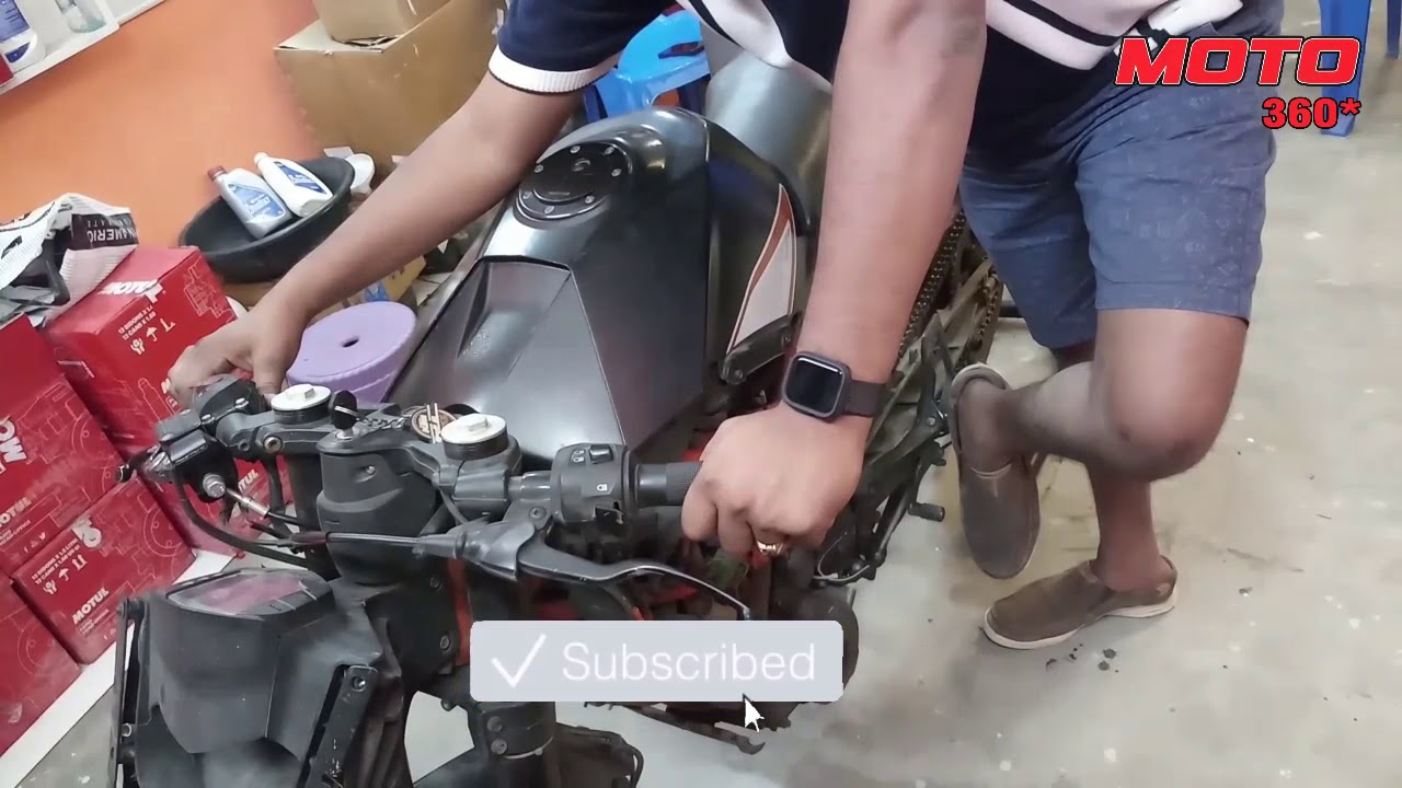 PowerTronic Quick Shifter Outlook & Fitting in KTM RC 390 || 2020 Tamil Review