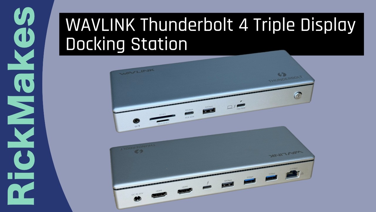 WAVLINK Thunderbolt 4 Triple Display Docking Station