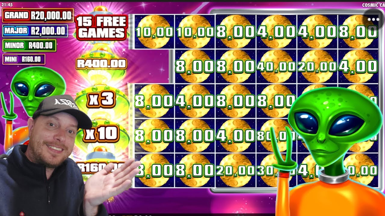 Cosmic Cash Bonus Buys Rollercoaster!