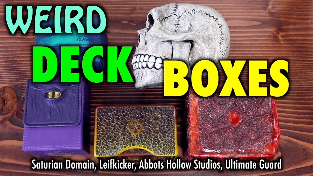 MTG Best Deck Boxes 24 - Review of Weird and Unusual Deck Boxes for Magic: The Gathering and Pokemon