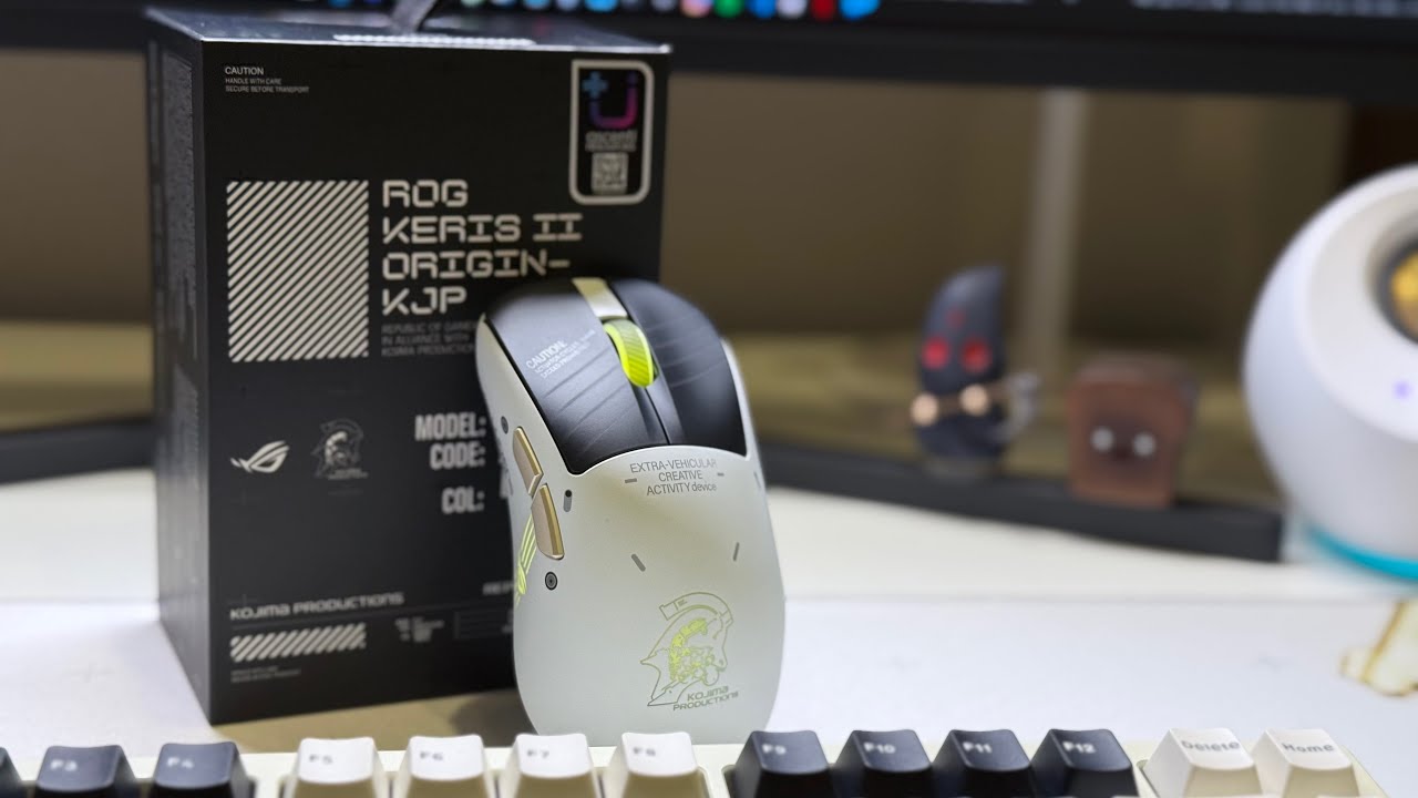Unboxing ASMR &bull; Asus ROG Keris II Origin KJP Kojima Productions (No Talking)
